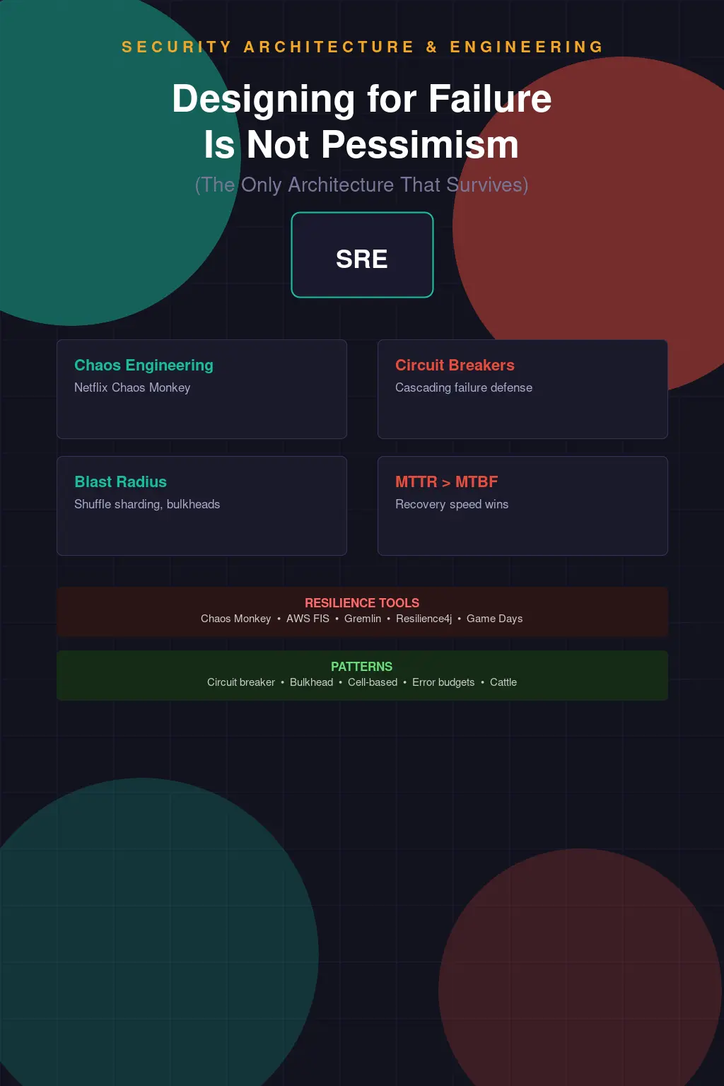 Designing for Failure Is Not Pessimism — It's the Only Architecture That Survives